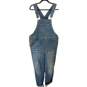 AVA & VIV Womens Denim Overalls Size 14W Festival Boho‎ Spring Summer